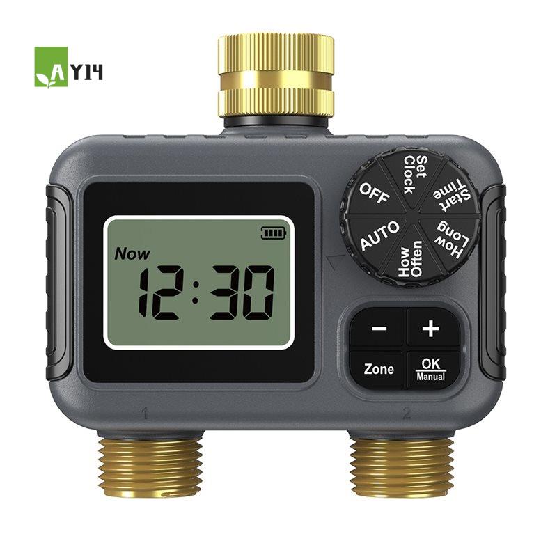 Smart Garden System - AY14 -Dual Outlets Automatic Irrigation Timer