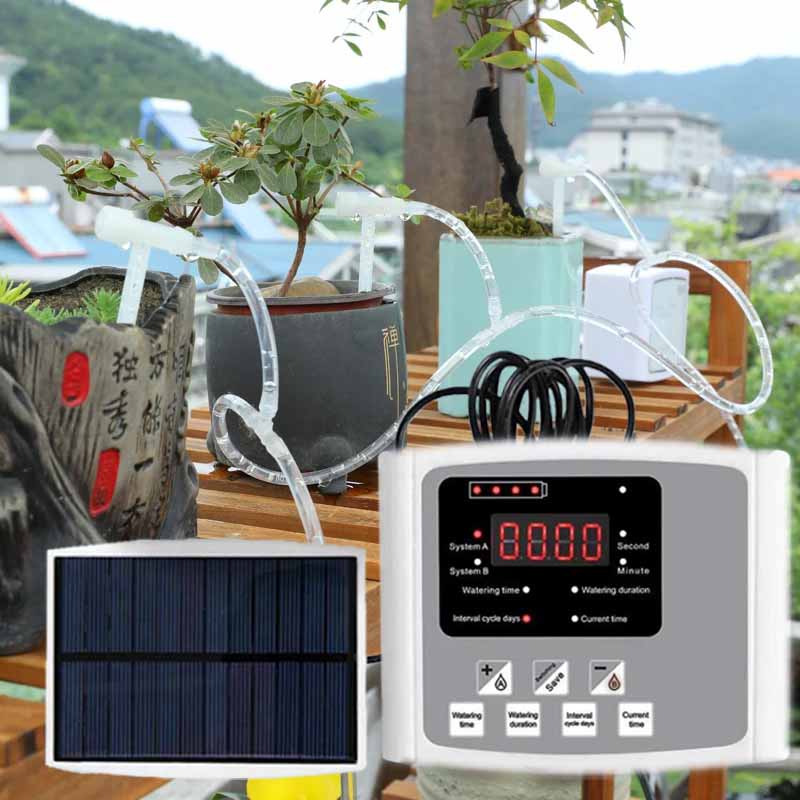Smart Garden System - Automatic Solar Energy Drip Irrigation Device
