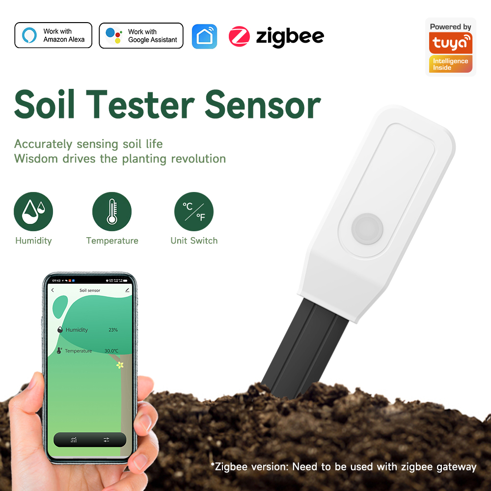 Smart Garden Zigbee - Smart Soil Tester Sensor, Zigbee 3.0