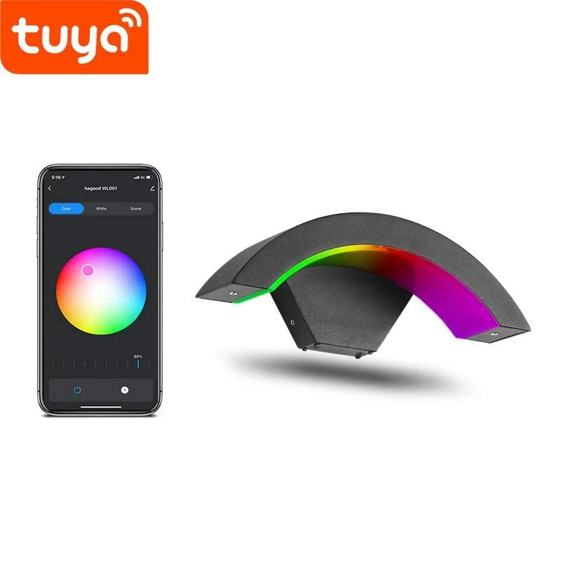 Smart Zigbee Garden Light - Tuya Smart WiFi/ZigBee Wall Light, Dimmable