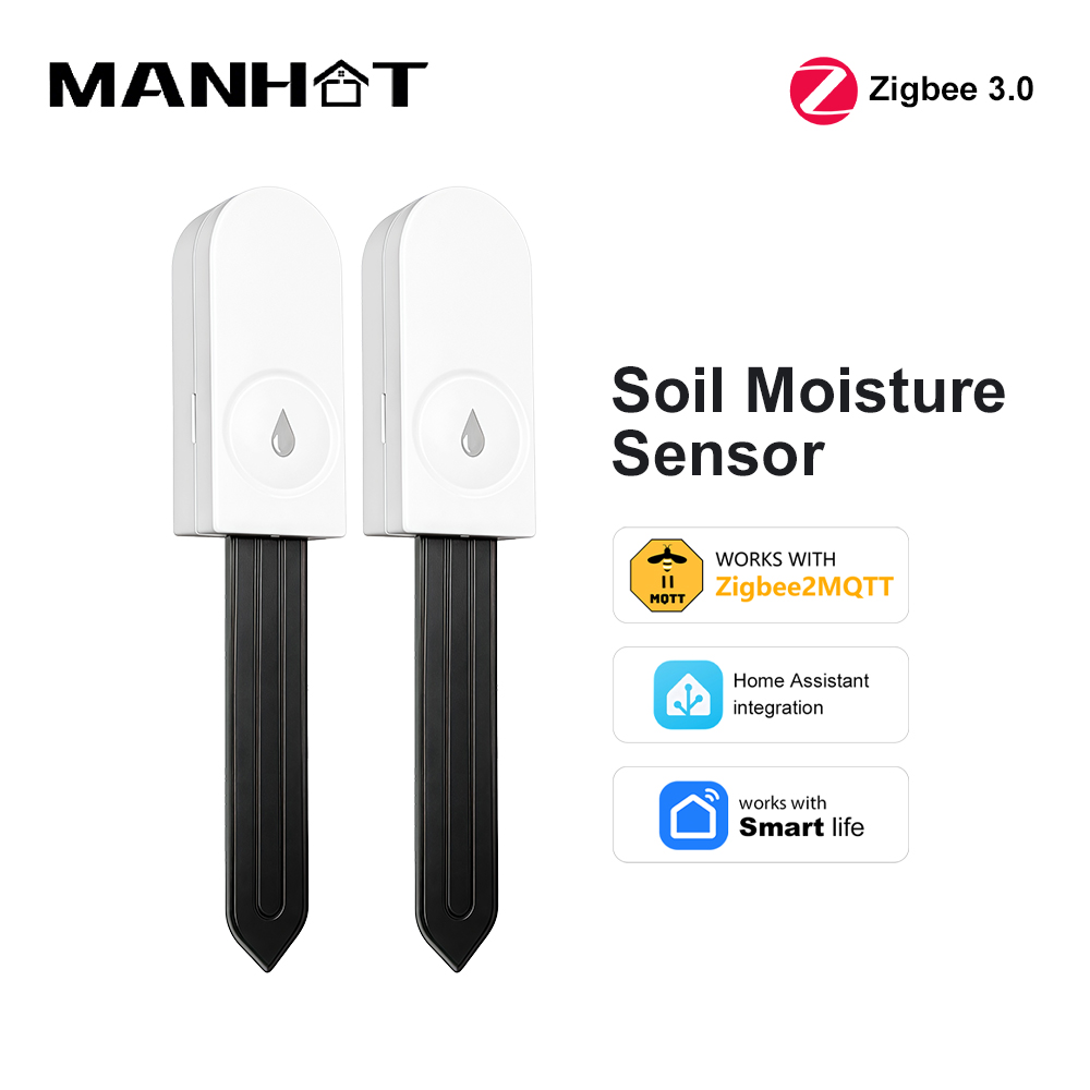 Smart Garden Zigbee - Zigbee 3.0 Soil Moisture Sensor Temperature