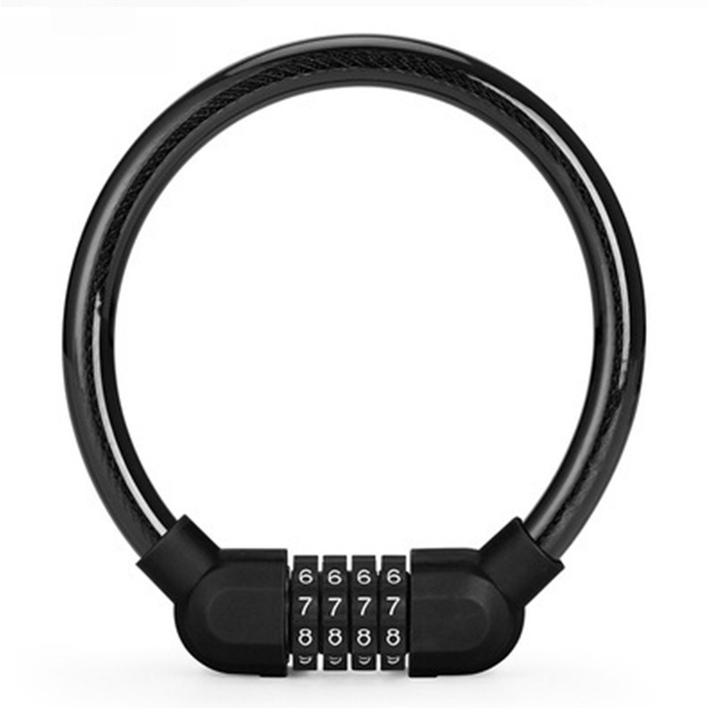 Smart Garden Gate Lock - Bicycle Portable Four-digit Password Ring Lock