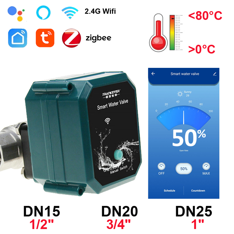 Smart Garden Home Assistant - Tuya Wifi Water Valve Shut off
