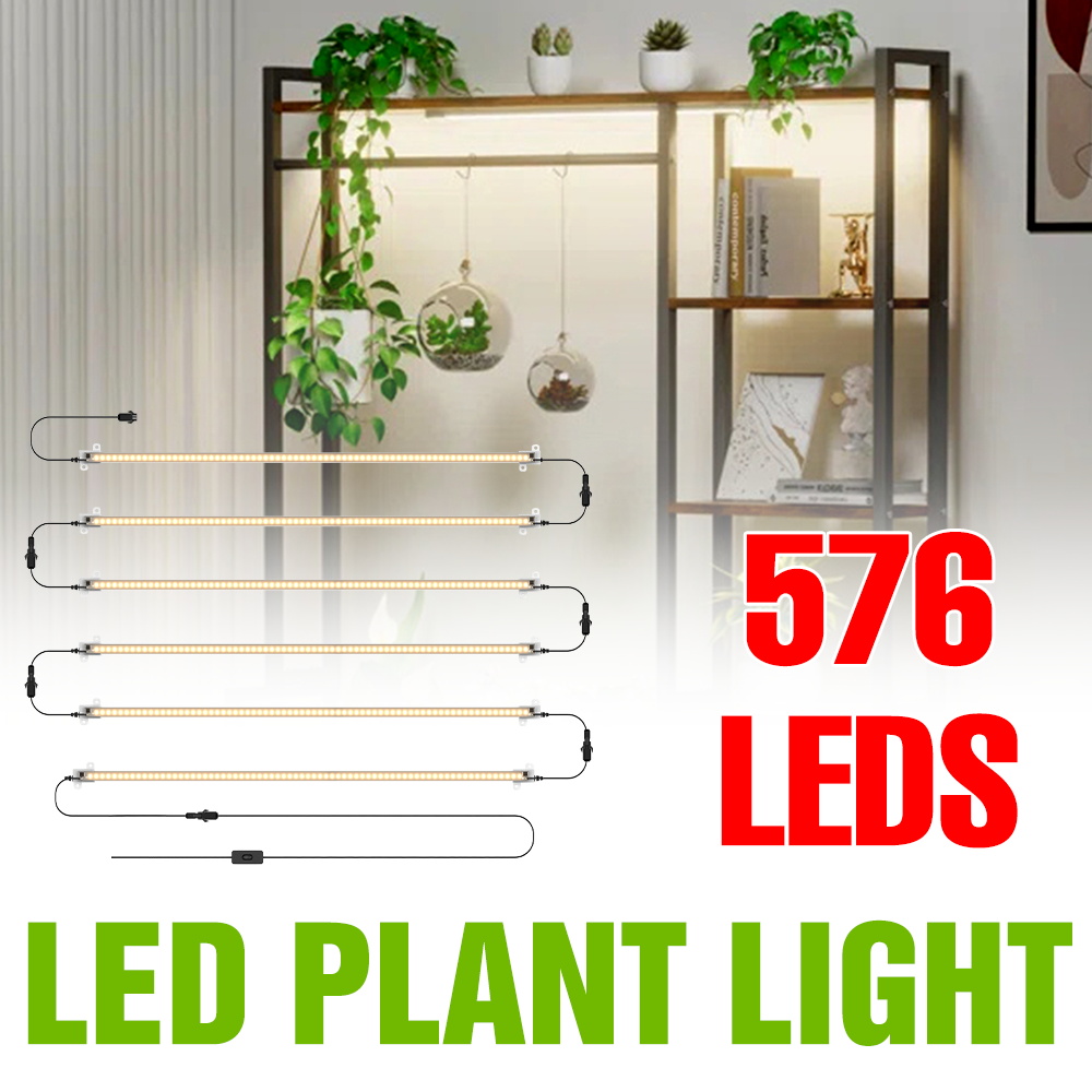 Led Plant Light Strip - 12 Head LED Grow Light Strip
