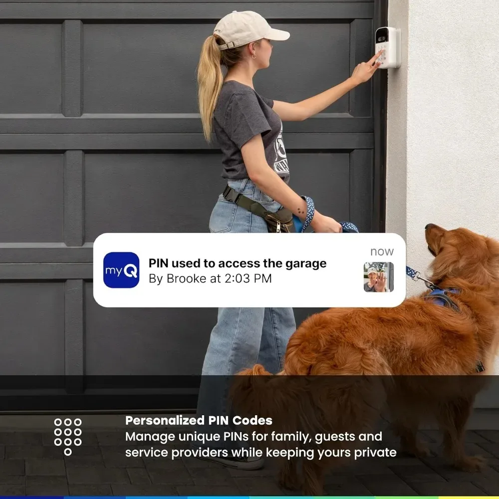 Smart Garden Video - Multi-Function Garden-Smart Garage Door Video Keypad