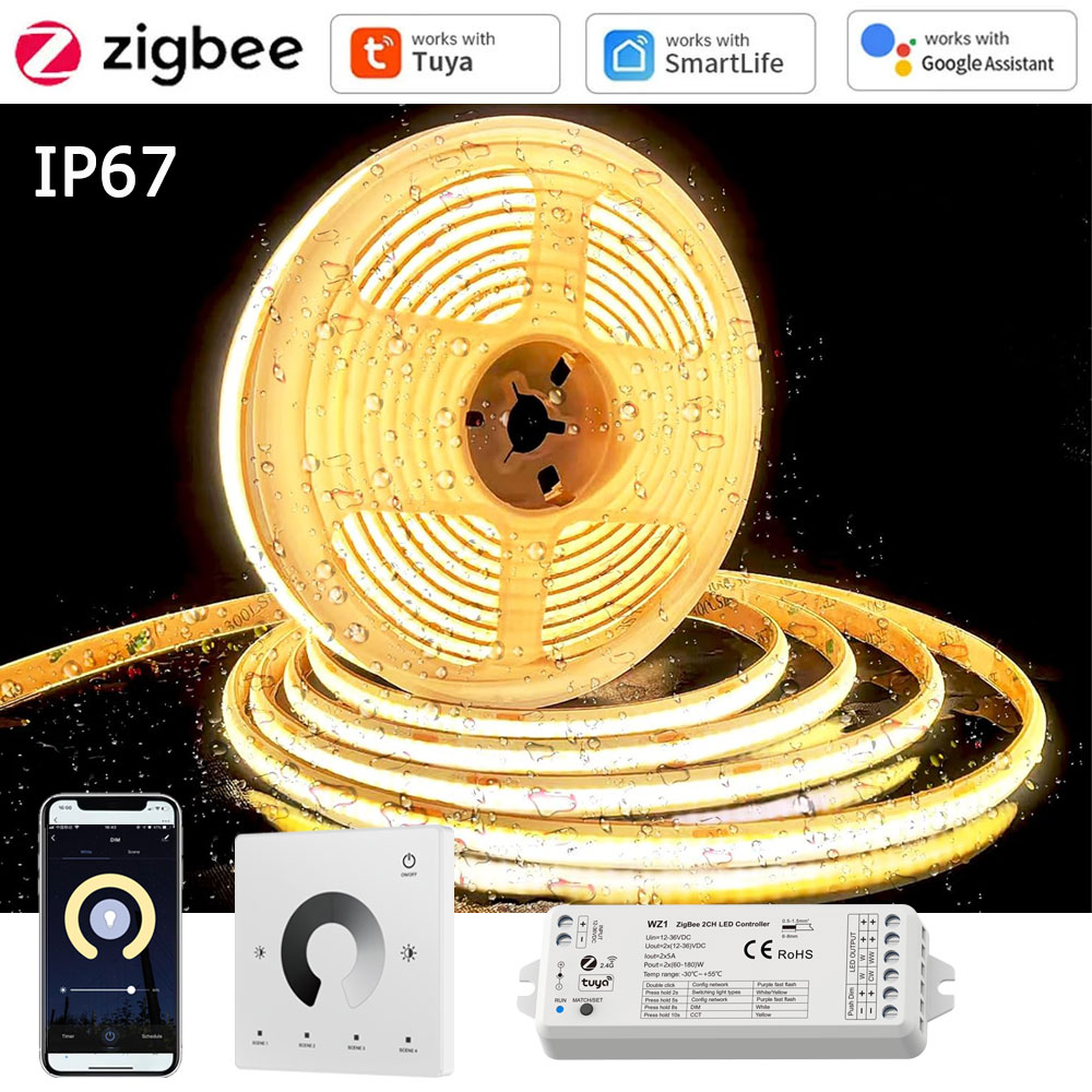 Smart Zigbee Garden Light - 5m 10m 20m Waterproof Tuya Zigbee