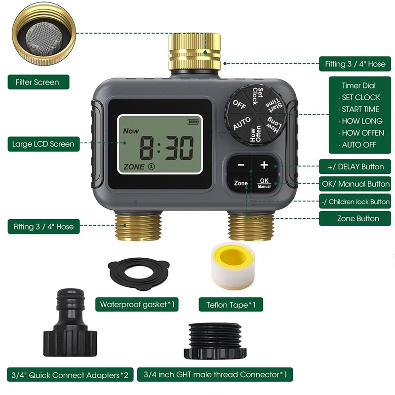 AY14 -Dual Outlets Automatic I - Smart Garden System review and price