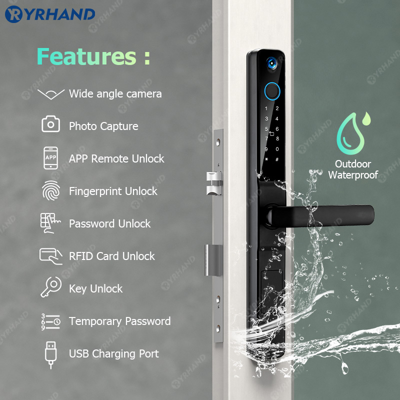 YRHAND IP66 Keyless Cat's Eye  - Smart Garden Gate Lock review and price