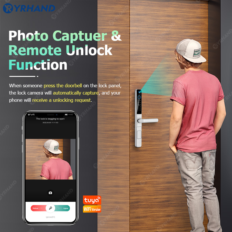 YRHAND IP66 Keyless Cat's Eye  - Smart Garden Gate Lock review and price