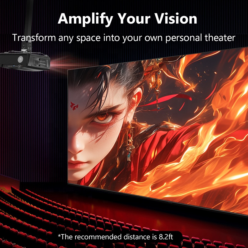 Projector 4k For Google Smart  - Smart Garden Video review and price
