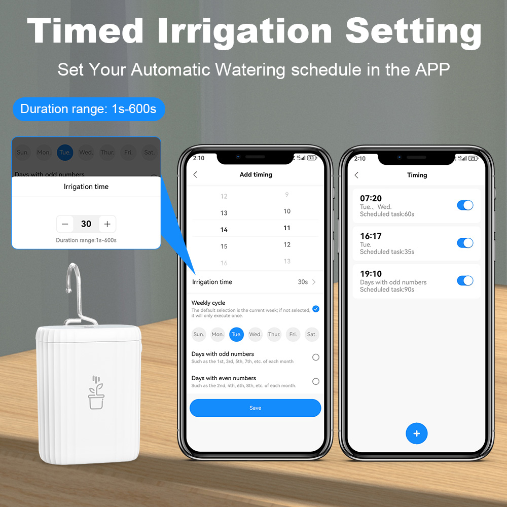 MANHOT WiFi Smart Watering Pum - Smart Garden Home Assistant review and price