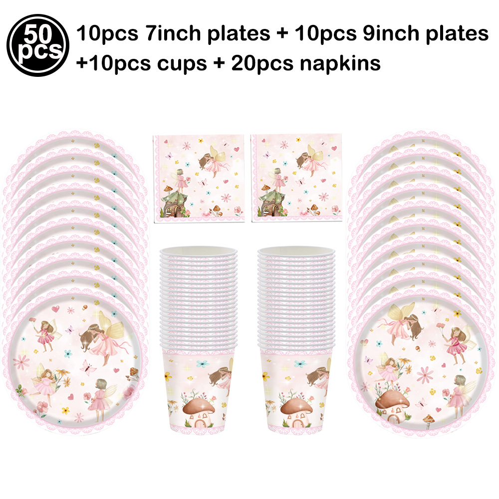 Fairy Party Decor Paper Plates - Smart Garden Diy review and price