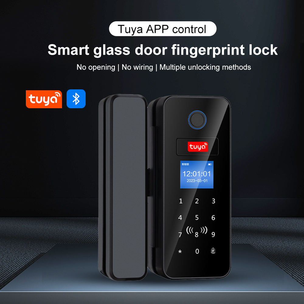 Double Hook Smart Glass Door L - Smart Garden Gate Lock review and price