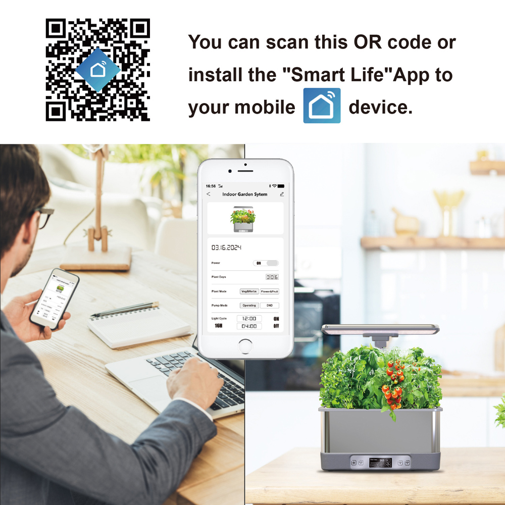 Tuya WiFi Indoor Garden Hydopo - Smart Pod Garden review and price