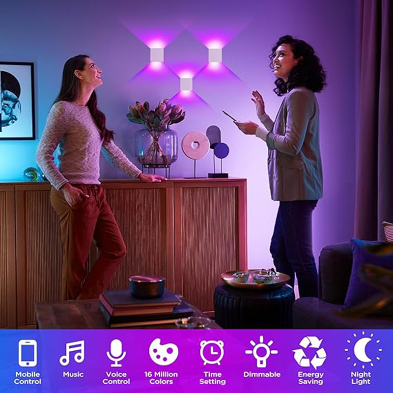 12W LED Outdoor Wall Light RGB - Smart Zigbee Garden Light review and price