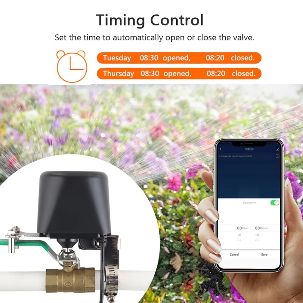Tuya Zigbee or Wifi Water Valv - Smart Garden Zigbee review and price