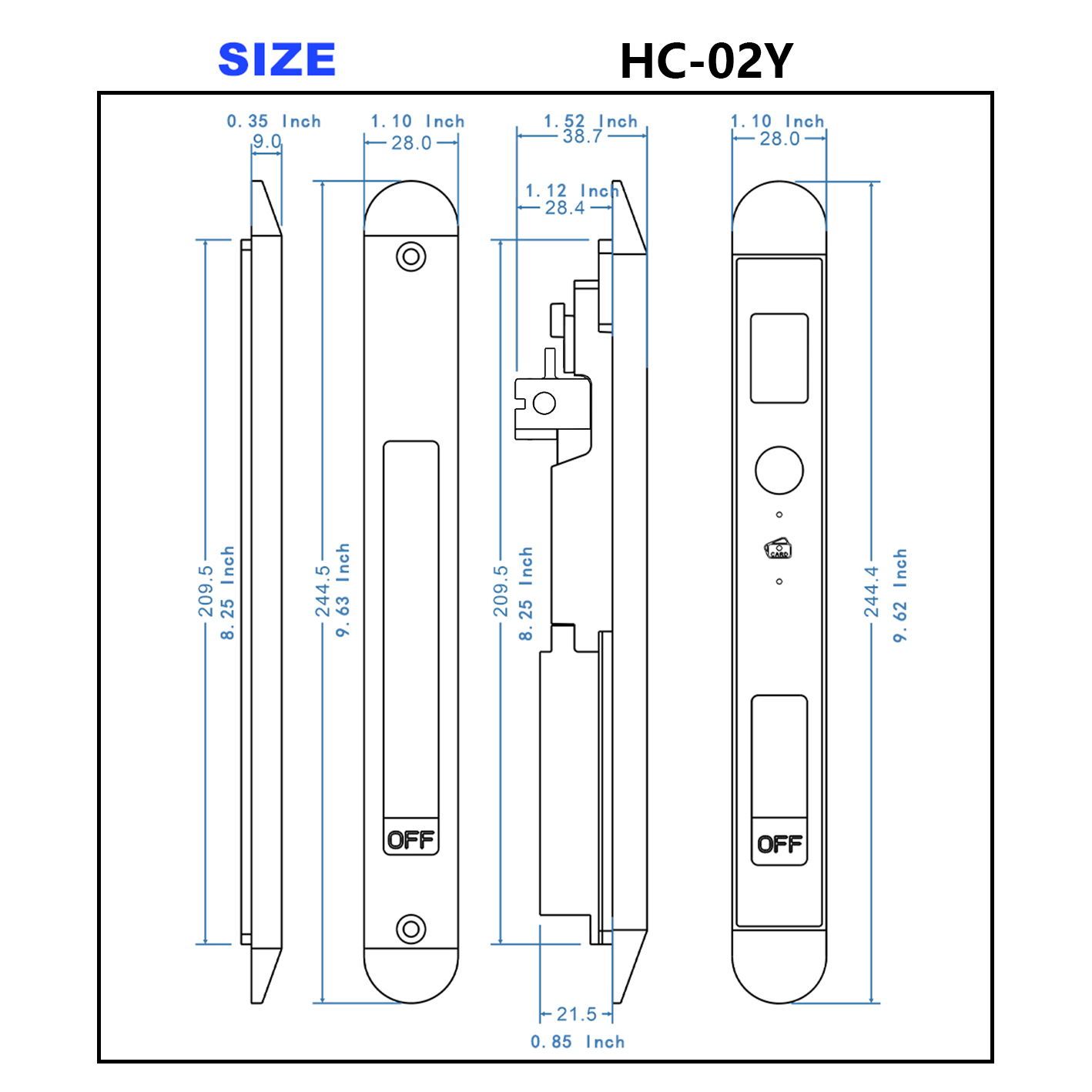 WINFREE Smart Slim Door Lock T - Smart Garden Gate Lock review and price