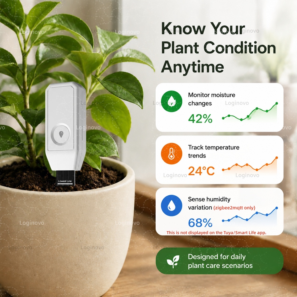 Zigbee Soil Sensor Temperature - Smart Garden Home Assistant review and price