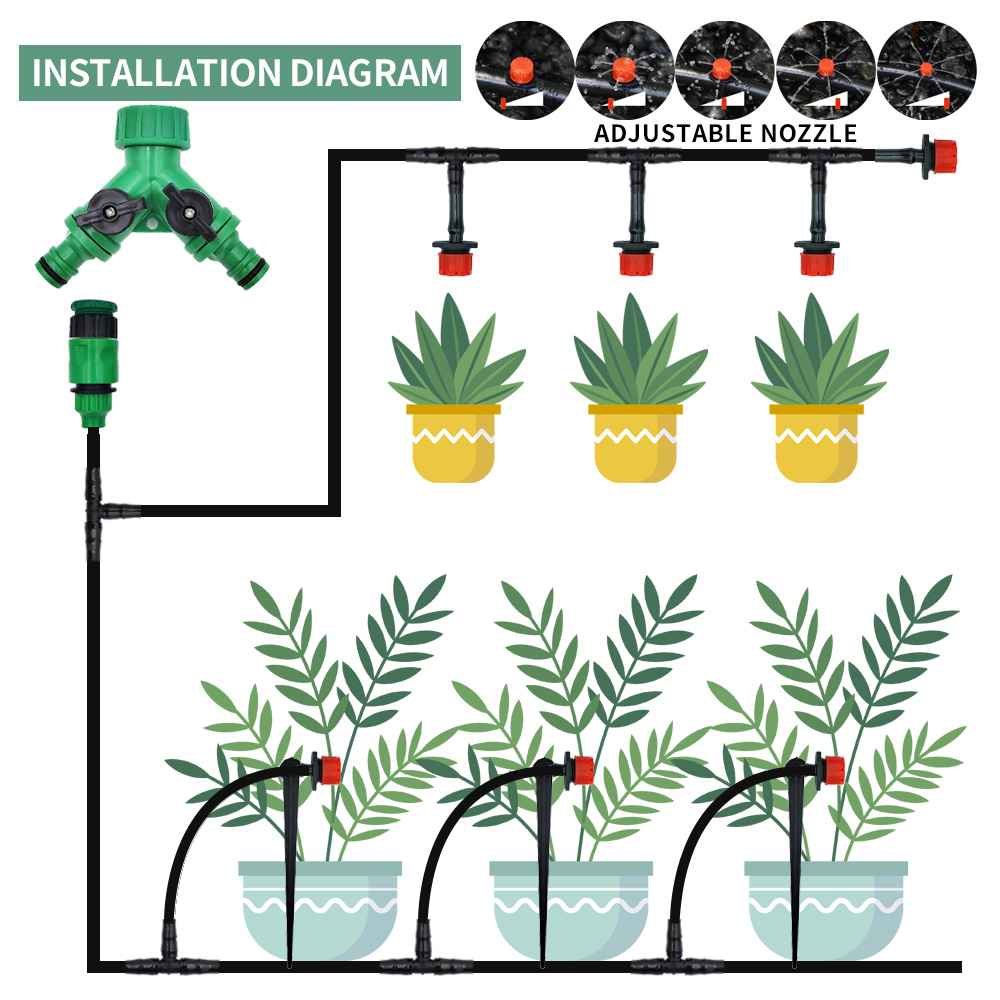 Greenhouse 15M-30M DIY Drip Ir - Yoocaa Smart Garden review and price