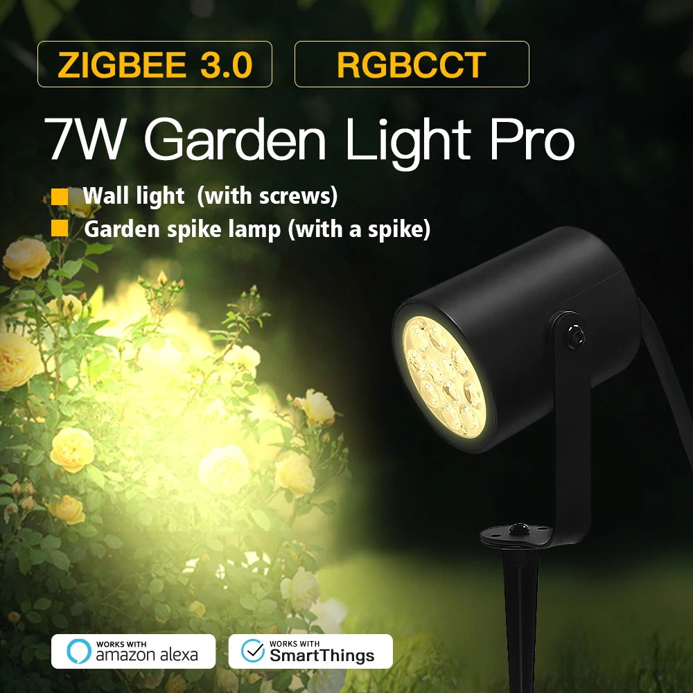 GLEDOPTO Zigbee 3.0 7W Smart G - Smart Zigbee Garden Light review and price