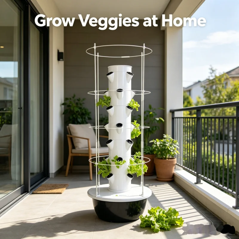Smart Vertical Hydroponic Towe - Smart Garden System review and price