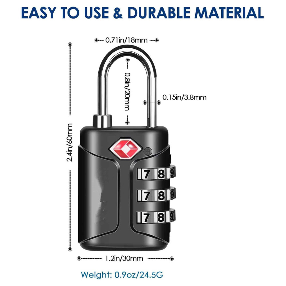 TSA Approved Luggage Locks, Co - Smart Garden Gate Lock review and price