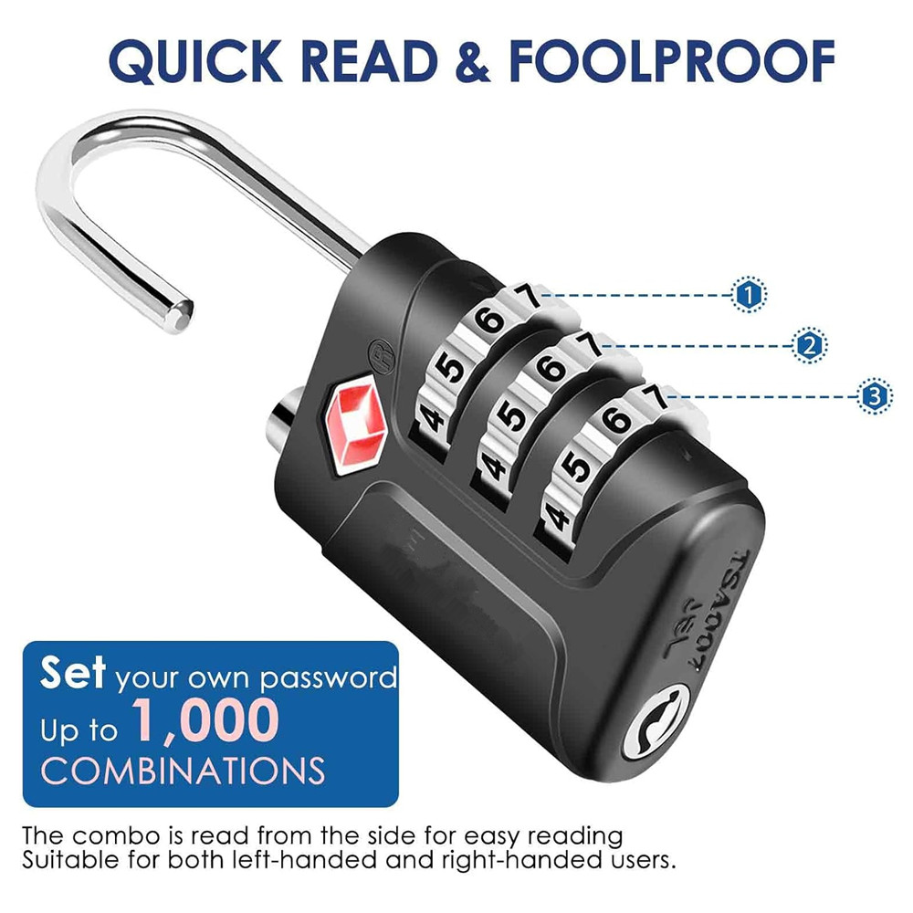 TSA Approved Luggage Locks, Co - Smart Garden Gate Lock review and price