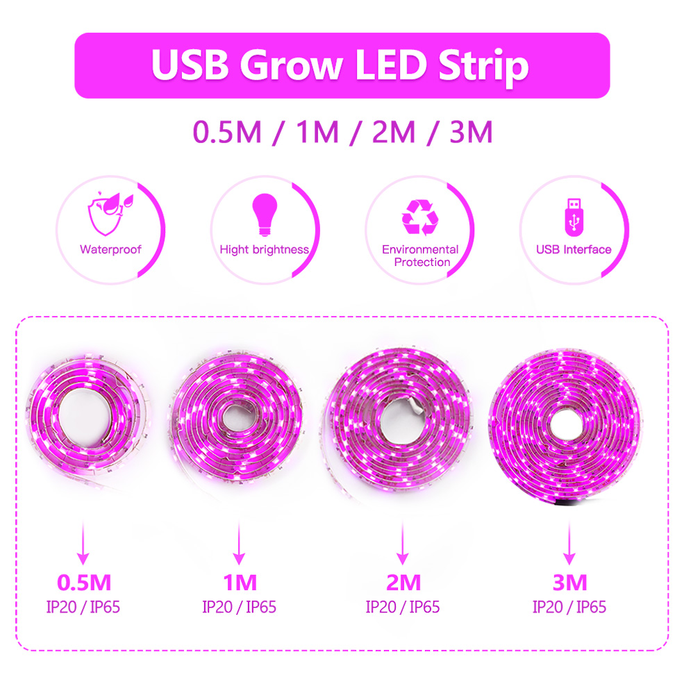 USB Full Spectrum LED Grow Lig - Led Plant Light Strip review and price