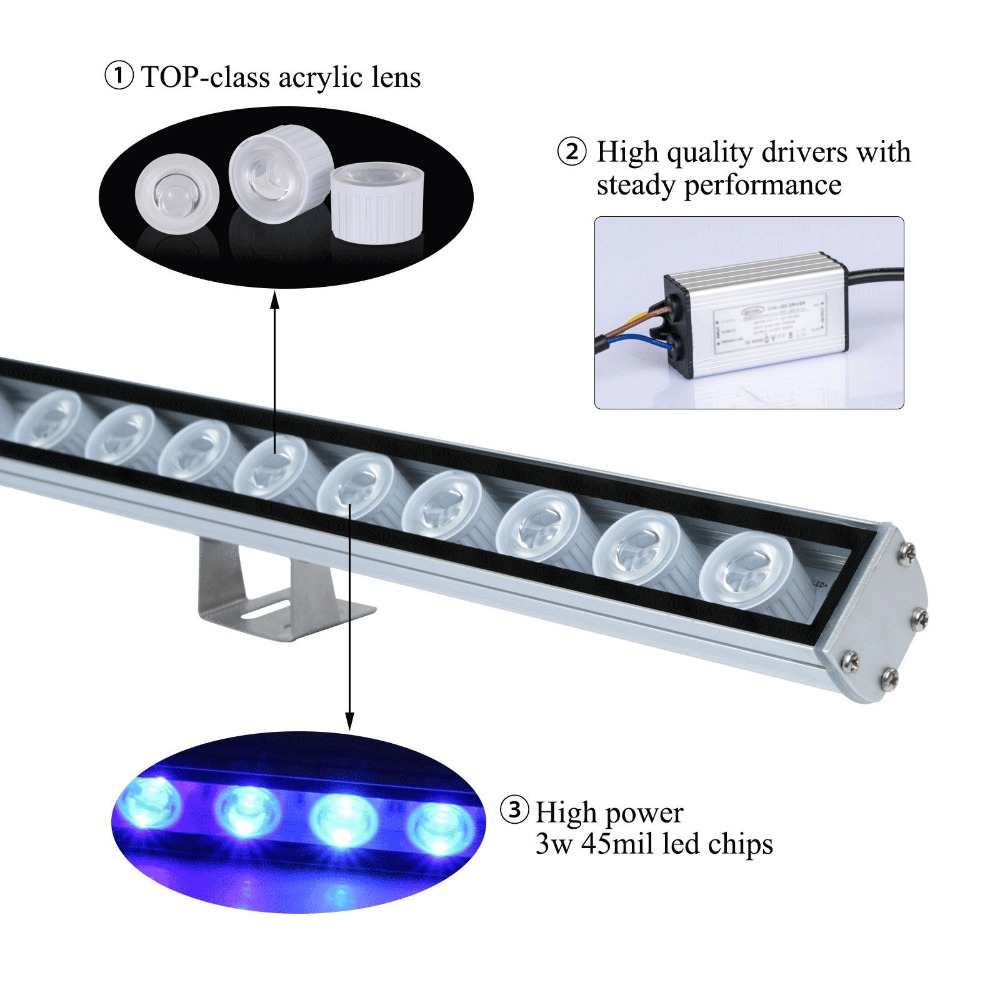 54W 81W 108W LED Bar Light IP6 - Led Plant Light Strip review and price