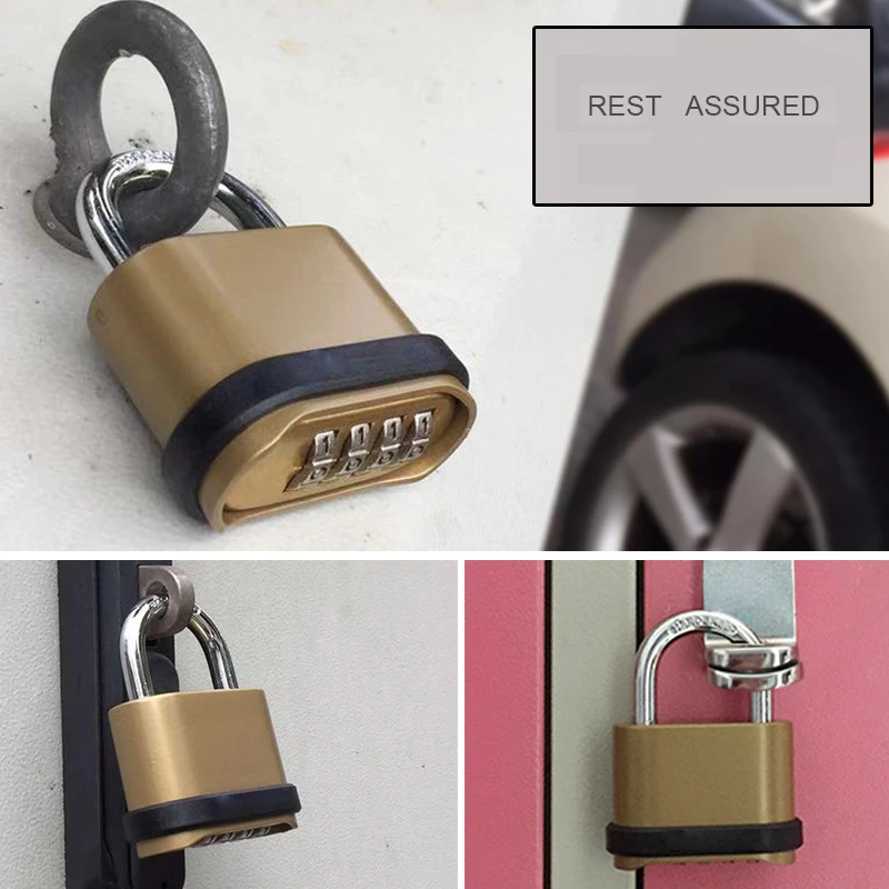 Outdoor Lock No Key 4 Digit Co - Smart Garden Gate Lock review and price