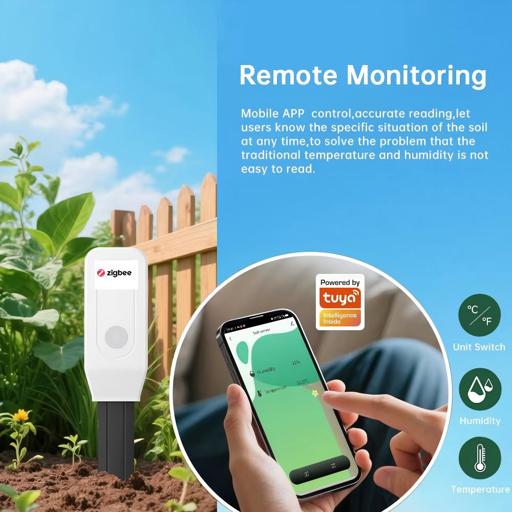 Tuya Smart Home ZigBee Soil Mo - Smart Garden Home Assistant review and price