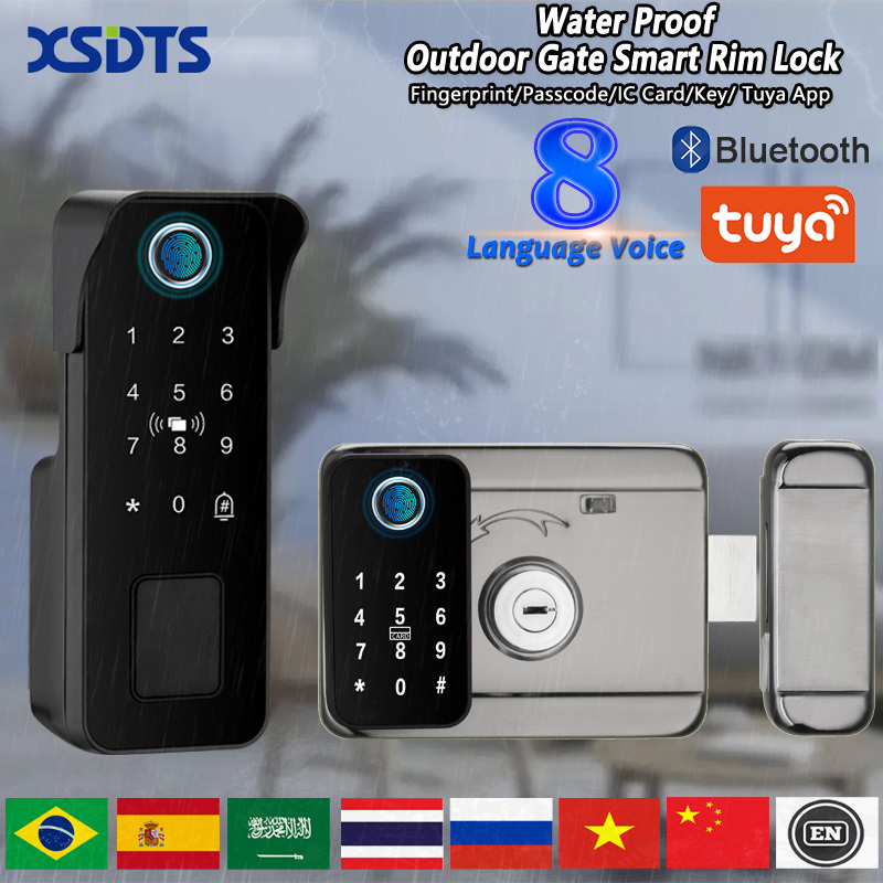 Waterproof Smart Door Lock Fin - Smart Garden Gate Lock review and price