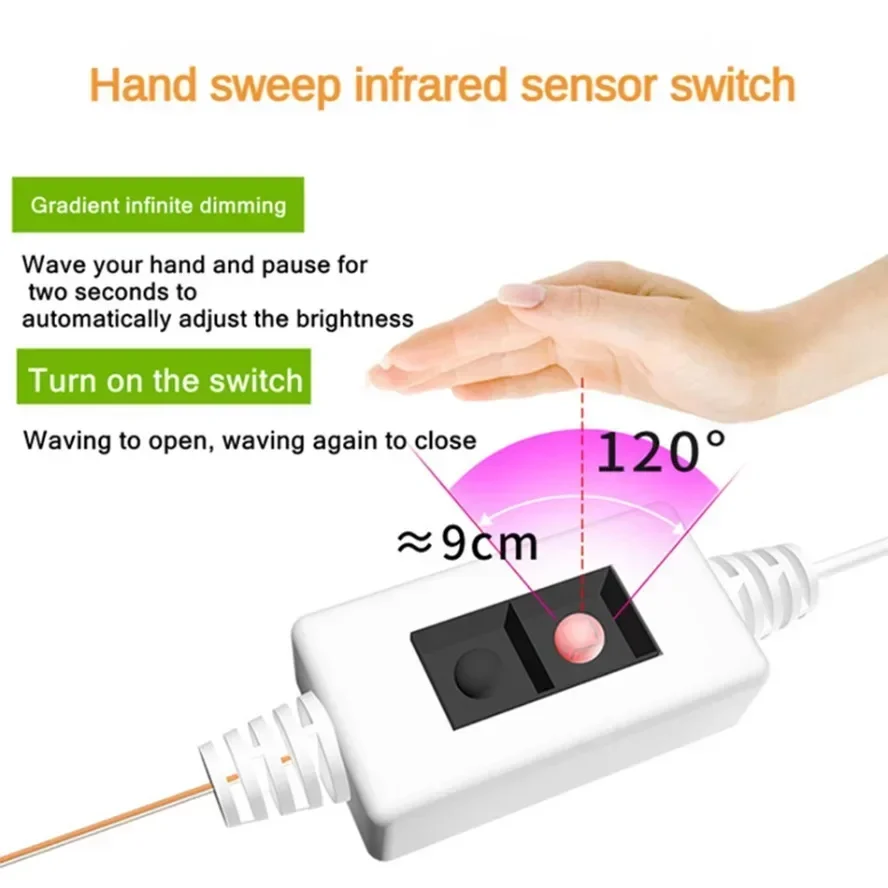 USB Touch Switch Dimmable 5V L - Led Plant Light Strip review and price