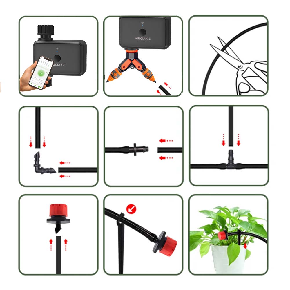 30-10m Garden Dual-band WiFi T - Smart Garden Irrigation System review and price