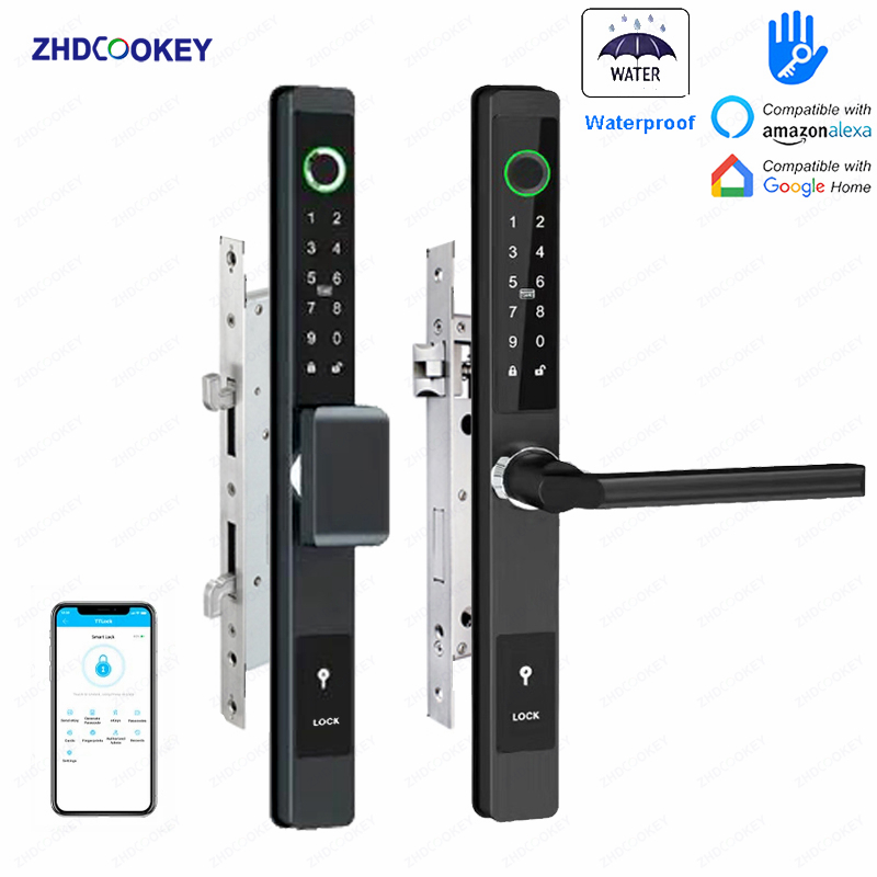 ZHDCOOKEY Biometric Digital Do - Smart Garden Gate Lock review and price