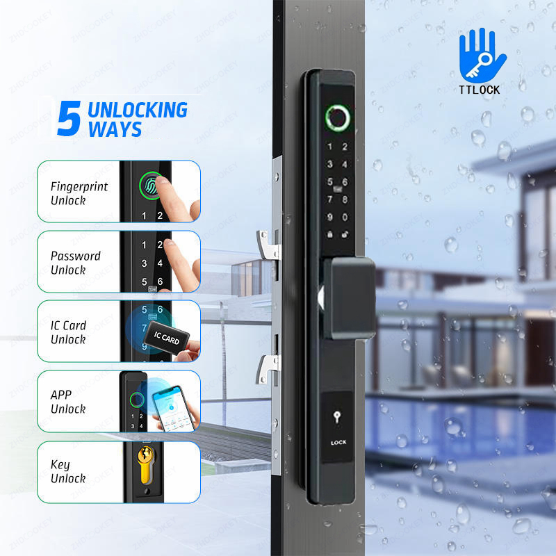 ZHDCOOKEY Biometric Digital Do - Smart Garden Gate Lock review and price