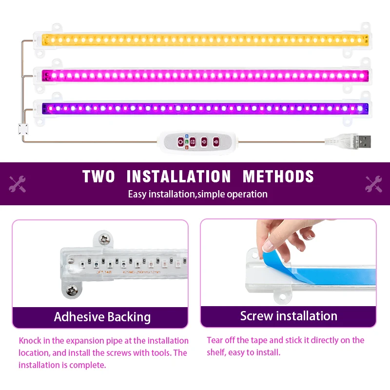LED Grow Light 5V USB Phyto La - Led Plant Light Strip review and price