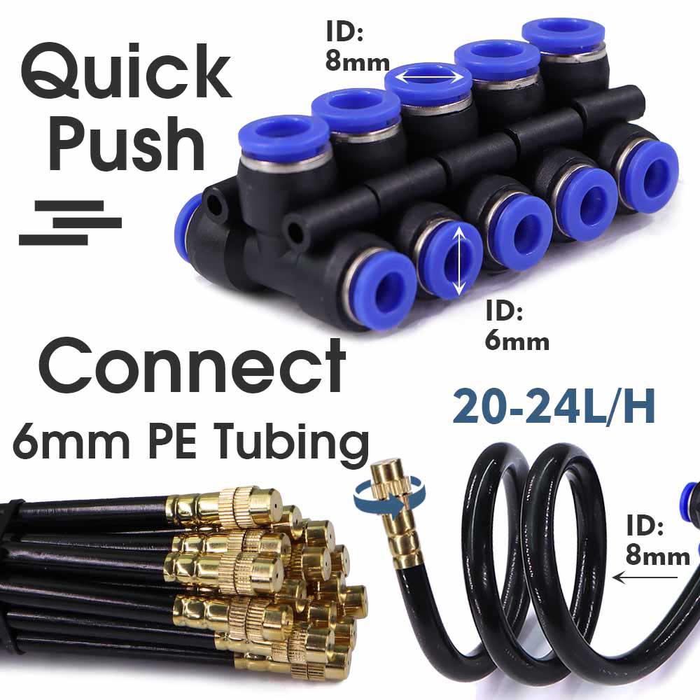 60w Self-priming Pump Misting  - Smart Garden Irrigation System review and price