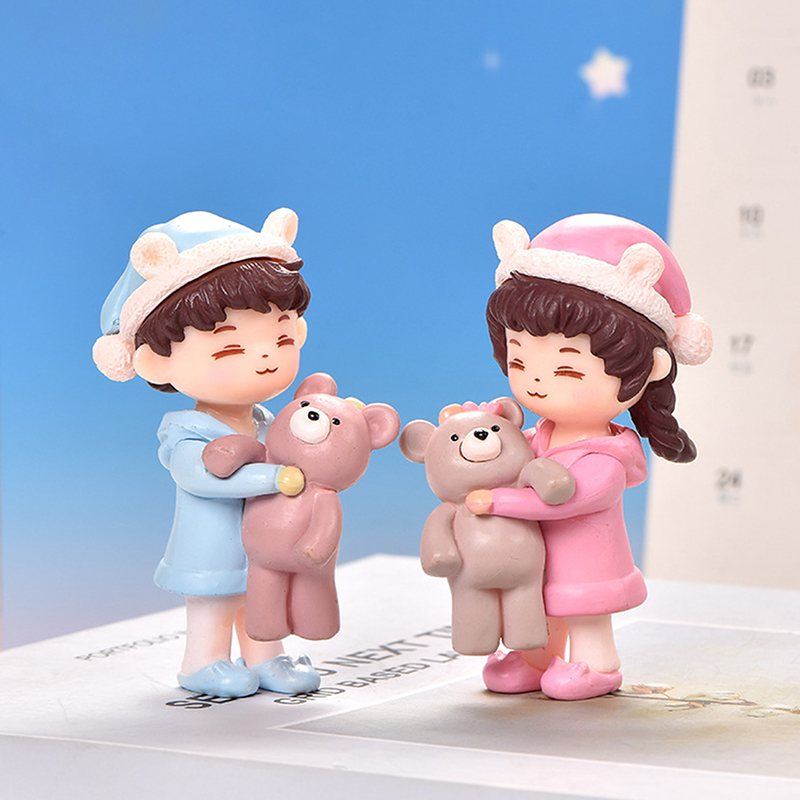 1/2pc Cute Mini Lovers Couples - Smart Garden Diy review and price