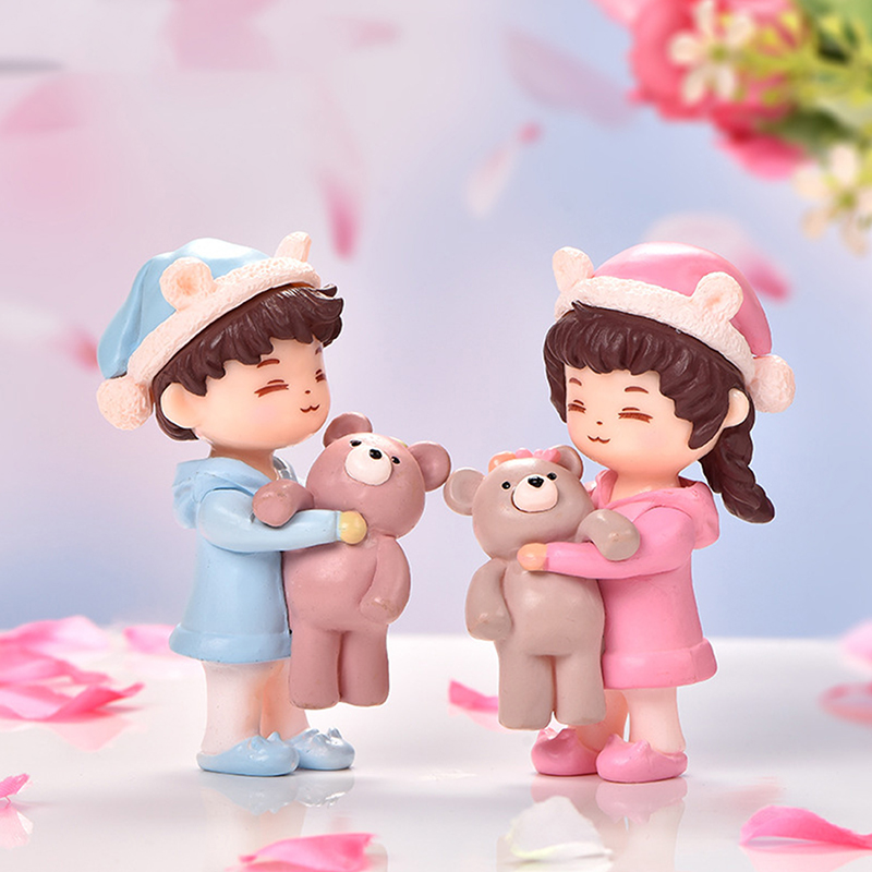 1/2pc Cute Mini Lovers Couples - Smart Garden Diy review and price