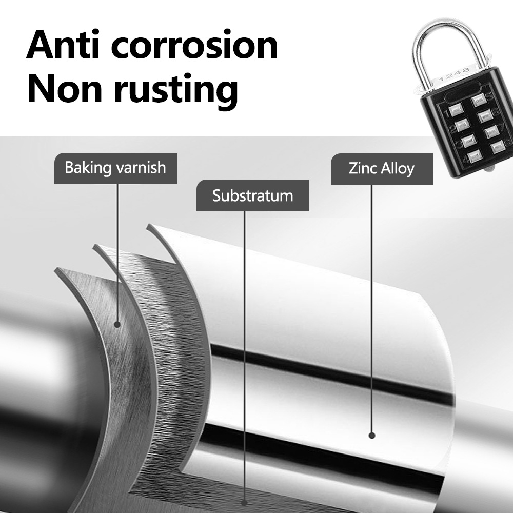 8-digit Combination Outdoor Bu - Smart Garden Gate Lock review and price