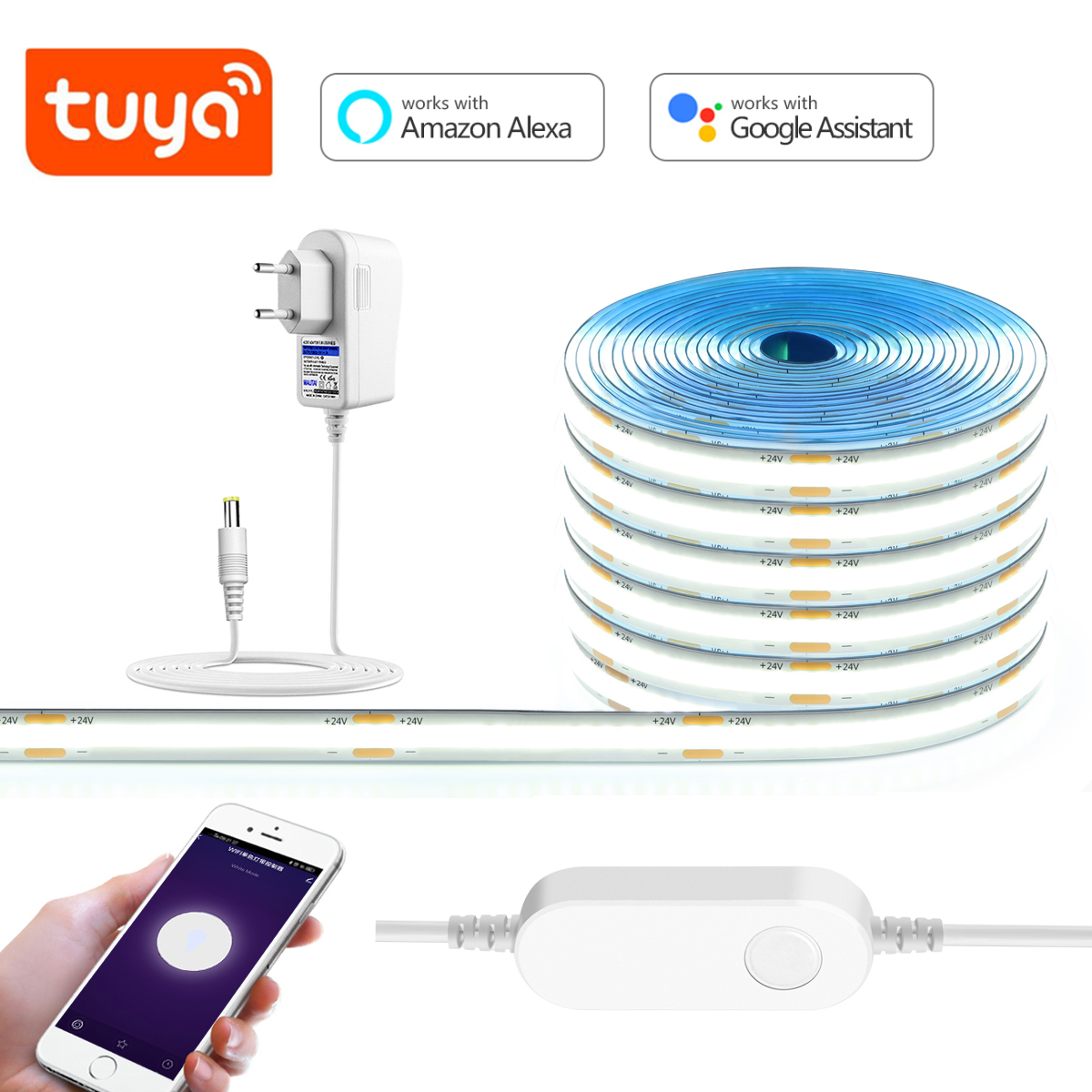 3M 5M 10M 24V COB LED Strip Li - Smart Garden Diy review and price