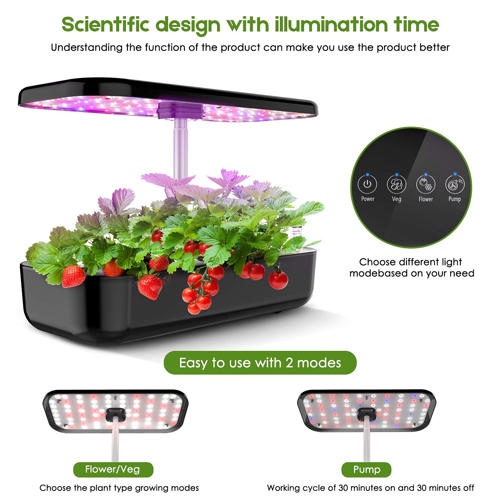 Hydroponics Growing System 12  - Smart Pod Garden review and price