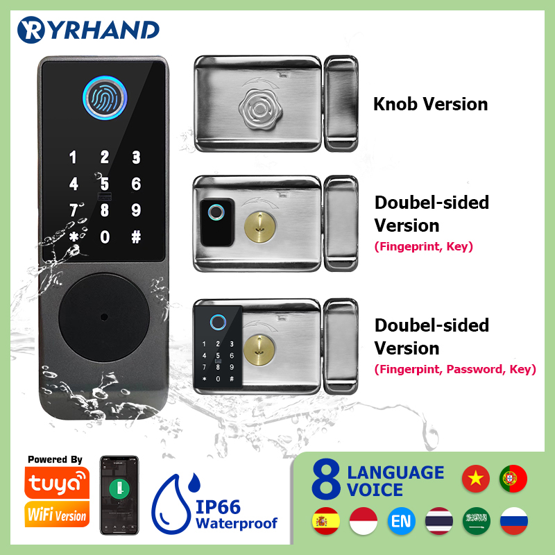 Tuya Smart lock Waterproof Wif - Smart Garden Gate Lock review and price