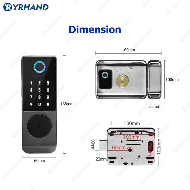 Tuya Smart lock Waterproof Wif - Smart Garden Gate Lock review and price